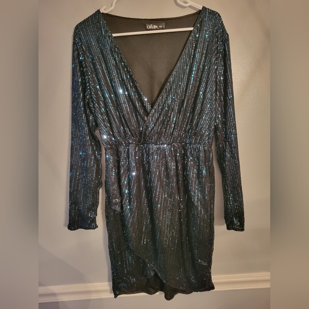 Sequin Holiday Dress